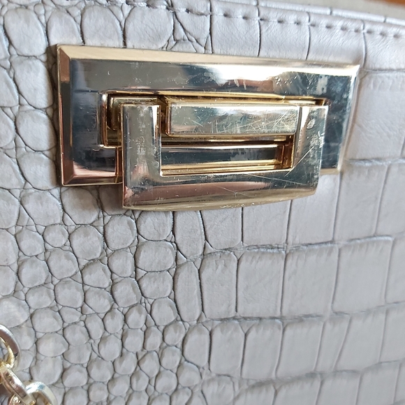 Asos snake print purse with gold chain strap - Picture 5 of 7